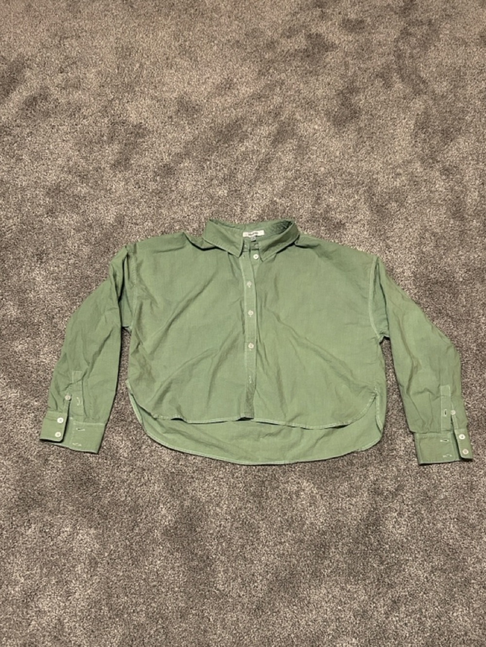Madewell Sage Green Button-Down Shirt